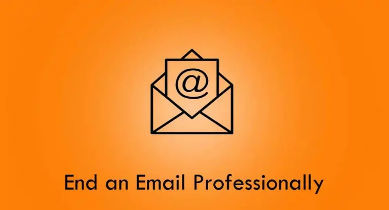 How to End an Email Professionally
